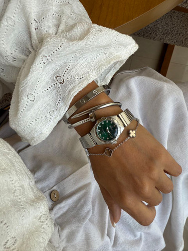 ساعت زنانه OMEGA Constellation امگا کانسلیشن رنگ سبز