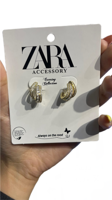 گوشواره های مینیمال zara