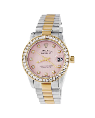 ساعت رولکس صفحه صورتی Rolex Lady Datejust SGP7