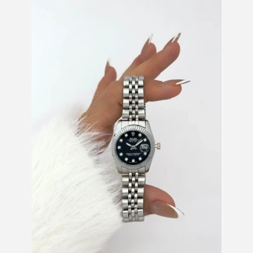 ساعت مچی زنانه رولکس استیل رنگ ثابت کیفیت عالی