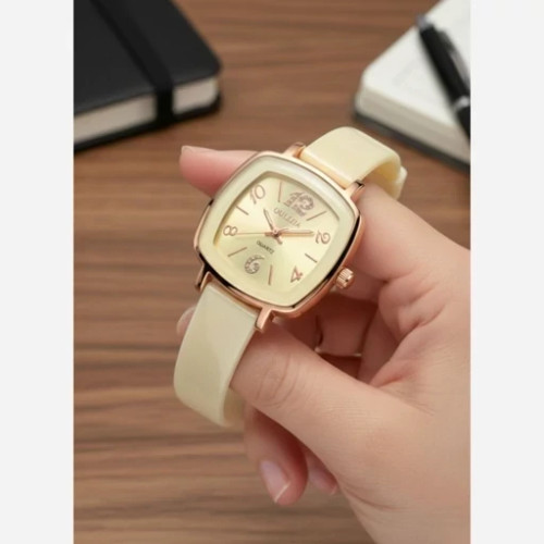 ساعت مچی زنانه ودخترانه اولیجیا بند رابر باکیفیت رنگ ثابت کیفیت عالی