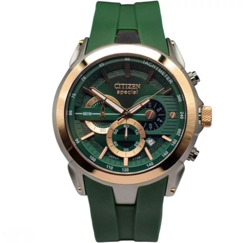ساعت مچی مردانه citizen اورجینال سه موتور فعال ژاپن بند رابر کیفیت بینظیر
