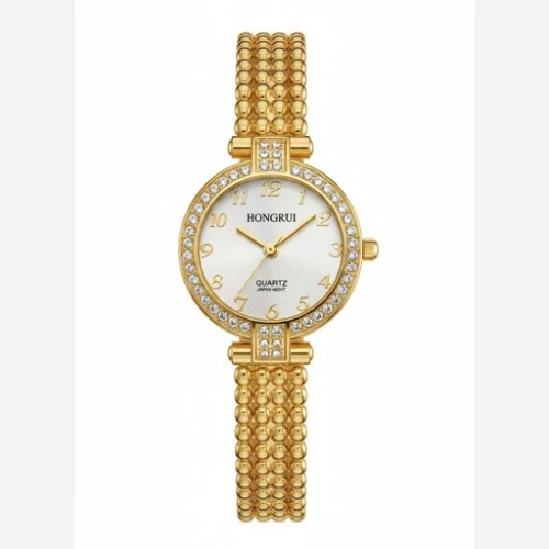 ساعت مچی زنانه هانگری بند استیل قفل دستتبندی شیشه تراش رنگ ثابت کیفیت عالی