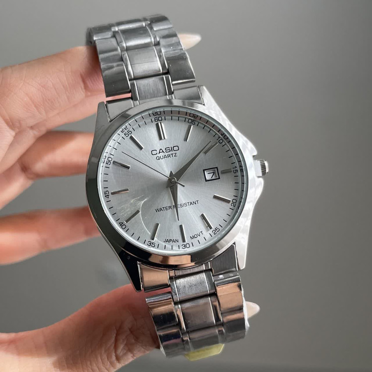 ساعت بند استیل CASIO | ساعت کاسیو تاریخ شمار