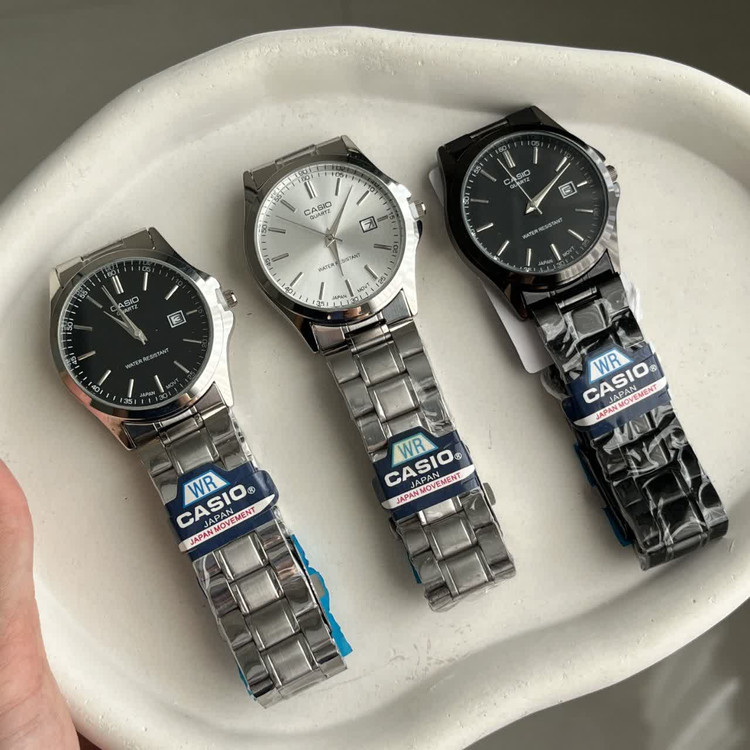 ساعت بند استیل CASIO | ساعت کاسیو تاریخ شمار