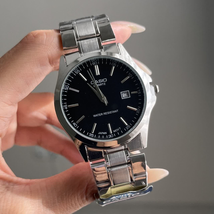 ساعت بند استیل CASIO | ساعت کاسیو تاریخ شمار