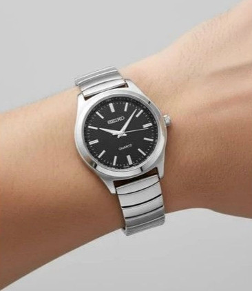 ساعت مچی مردانه سیکو اورجینال بند اجری اصلی ضداب رنگ ثابت SEIKO