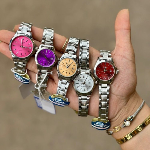 ساعت مچی زنانه کاسیو casio تقویم دار