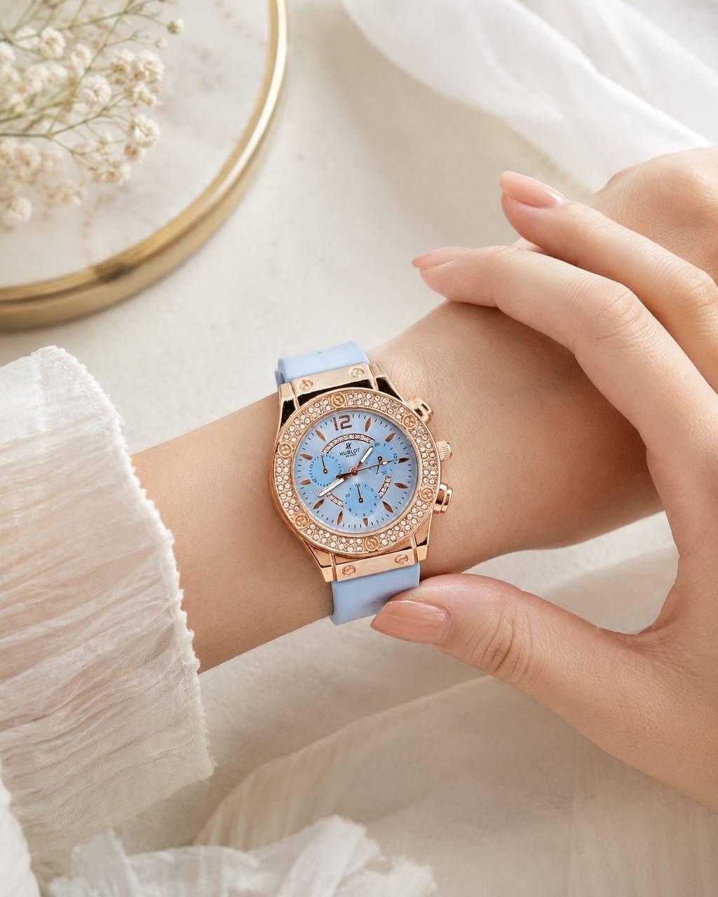 ⌚️ ساعت هابلوت زنونه دورنگین