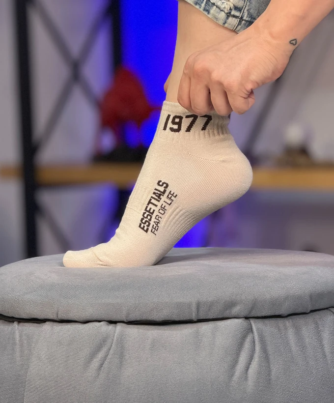 جوراب ساق کوتاه استنس مدل 1977 رنگ کرم | STANCE Essentials